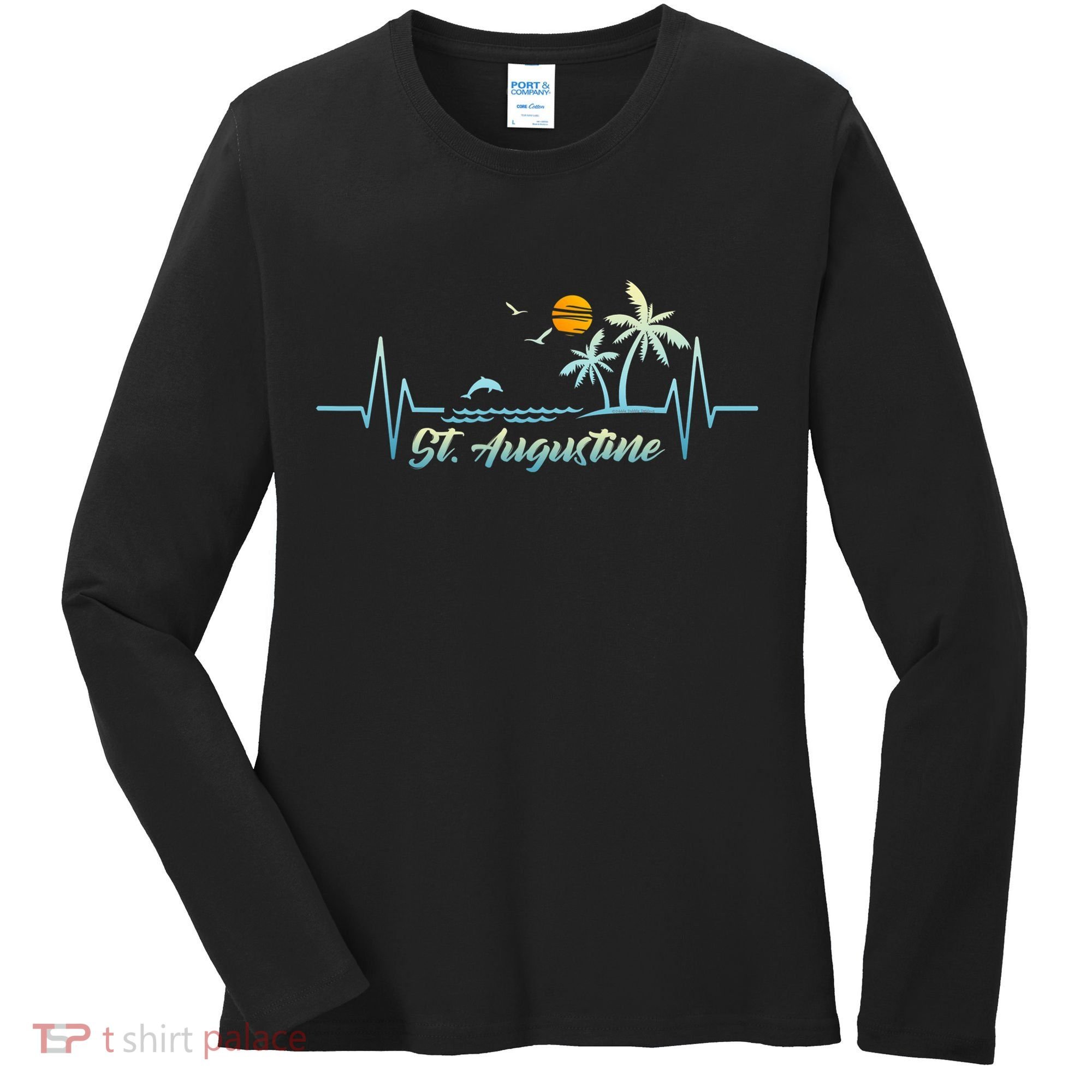 St Augustine Florida Souvenir Spring Break St Augustine Women's Long Sleeve Shirt
