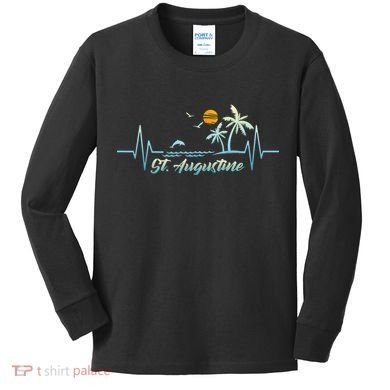 St Augustine Florida Souvenir Spring Break St Augustine Kids Long Sleeve Shirt