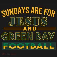 Sundays Are For Jesus And Green Bay Football Women's Tank Top thumb 5