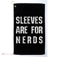 Sleeves Are For Nerds Gold Mining Golf Towel thumb 0