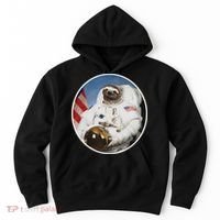 Sloth Astronau, Funny Sloth Gift Outer Space Hoodie thumb 0