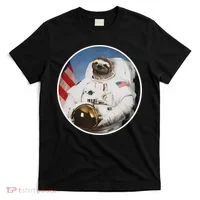 Sloth Astronau, Funny Sloth Gift Outer Space T-Shirt thumb 0