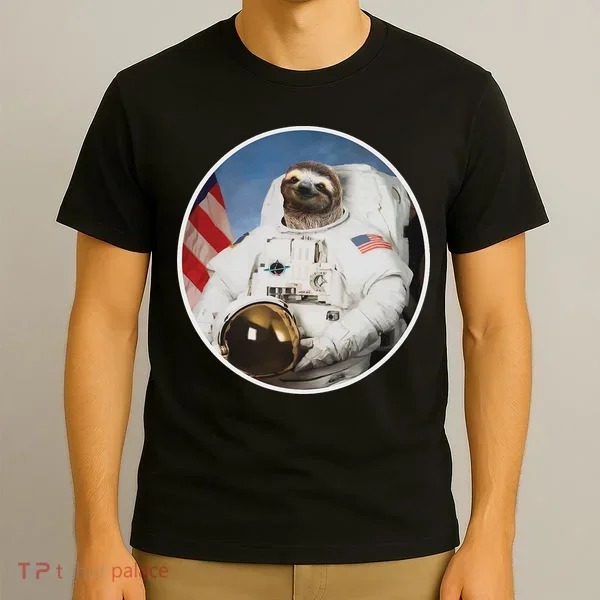Sloth Astronau, Funny Sloth Gift Outer Space T-Shirt