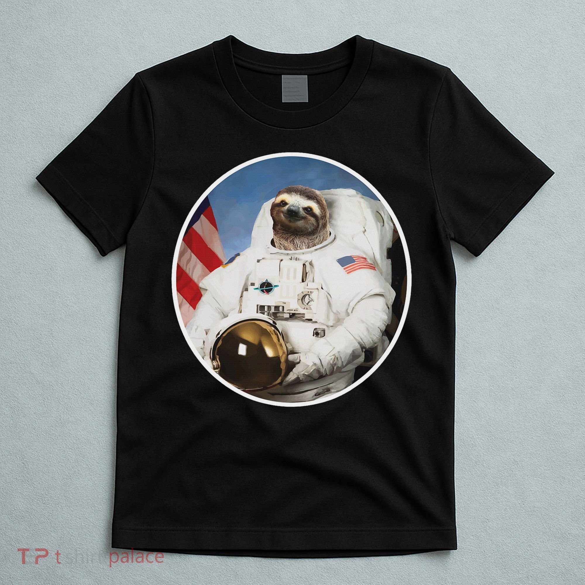 Sloth Astronau, Funny Sloth Gift Outer Space T-Shirt