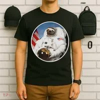 Sloth Astronau, Funny Sloth Gift Outer Space T-Shirt thumb 6