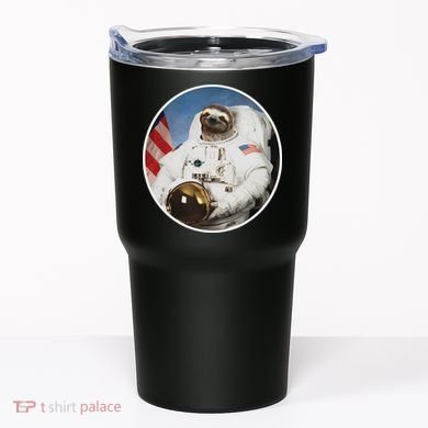 Sloth Astronau, Funny Sloth Gift Outer Space Tumbler
