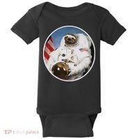 Sloth Astronau, Funny Sloth Gift Outer Space Baby Bodysuit thumb 0