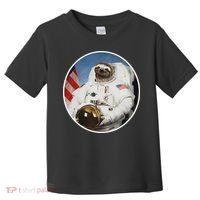Sloth Astronau, Funny Sloth Gift Outer Space Toddler T-Shirt thumb 0