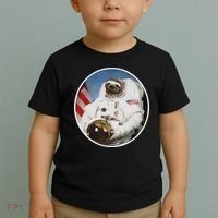 Sloth Astronau, Funny Sloth Gift Outer Space Toddler T-Shirt thumb 2