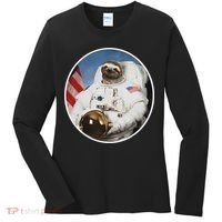Sloth Astronau, Funny Sloth Gift Outer Space Women's Long Sleeve Shirt thumb 0