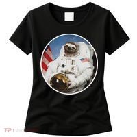 Sloth Astronau, Funny Sloth Gift Outer Space Women's T-Shirt thumb 0