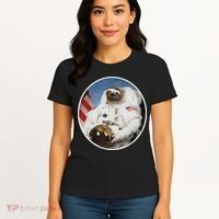 Sloth Astronau, Funny Sloth Gift Outer Space Women's T-Shirt thumb 4