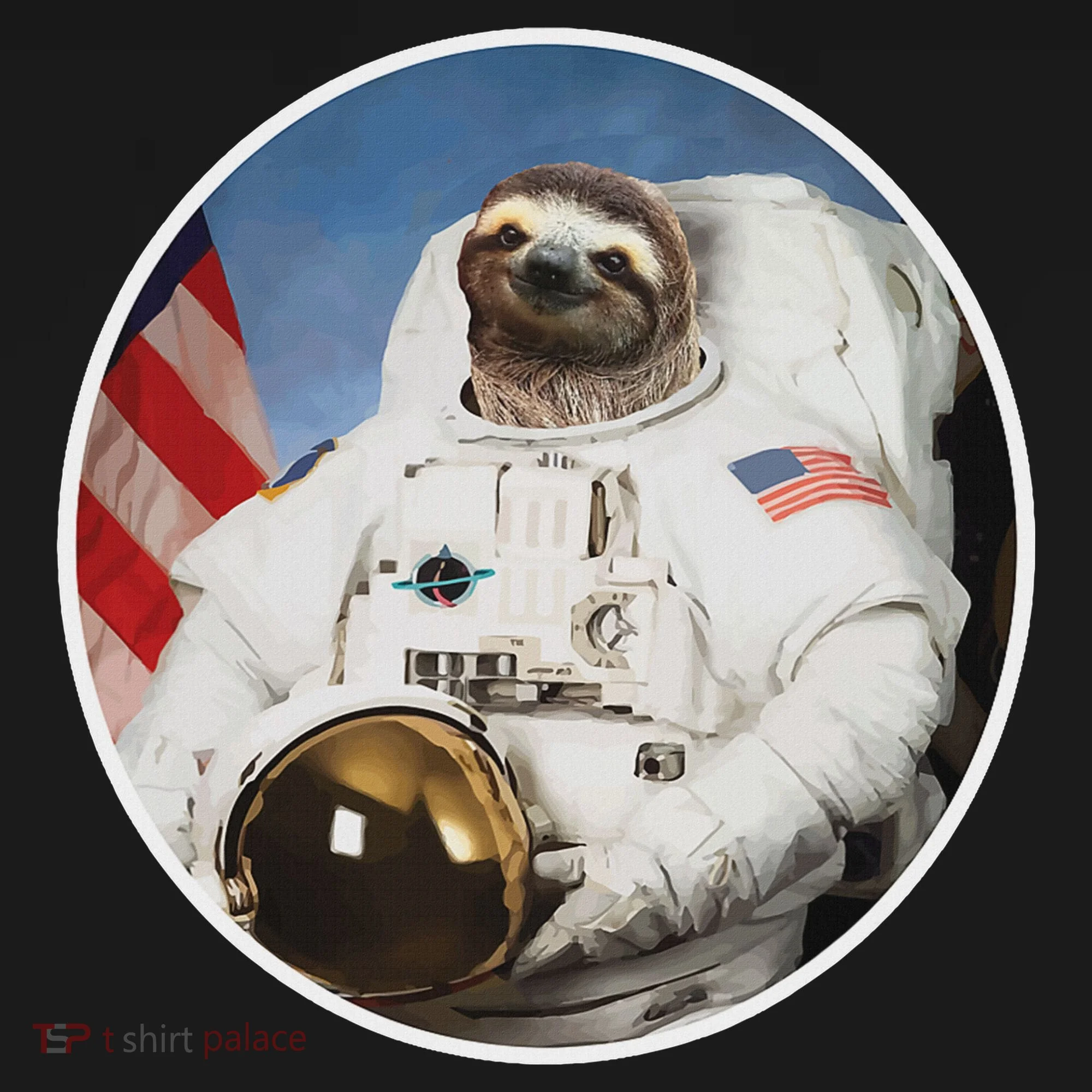 Sloth Astronau, Funny Sloth Gift Outer Space Kids Sweatshirt