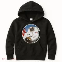Sloth Astronau, Funny Sloth Gift Outer Space Kids Hoodie thumb 0