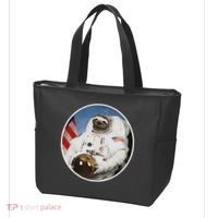 Sloth Astronau, Funny Sloth Gift Outer Space Tote Bag thumb 3