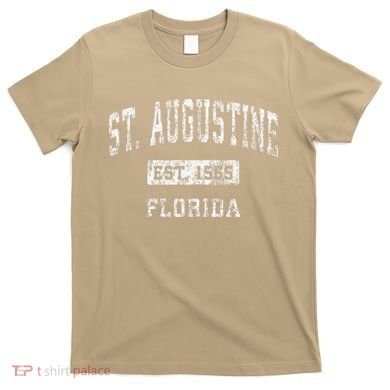 St. Augustine Florida Fl Vintage Established T-Shirt