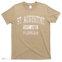 St. Augustine Florida Fl Vintage Established T-Shirt thumb 0