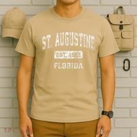 St. Augustine Florida Fl Vintage Established T-Shirt thumb 6