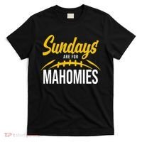 Sundays Are For Mahomies Football Lover T-Shirt thumb 0