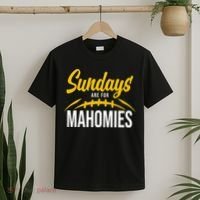 Sundays Are For Mahomies Football Lover T-Shirt thumb 2