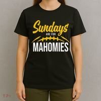 Sundays Are For Mahomies Football Lover T-Shirt thumb 4