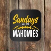 Sundays Are For Mahomies Football Lover Coaster thumb 0