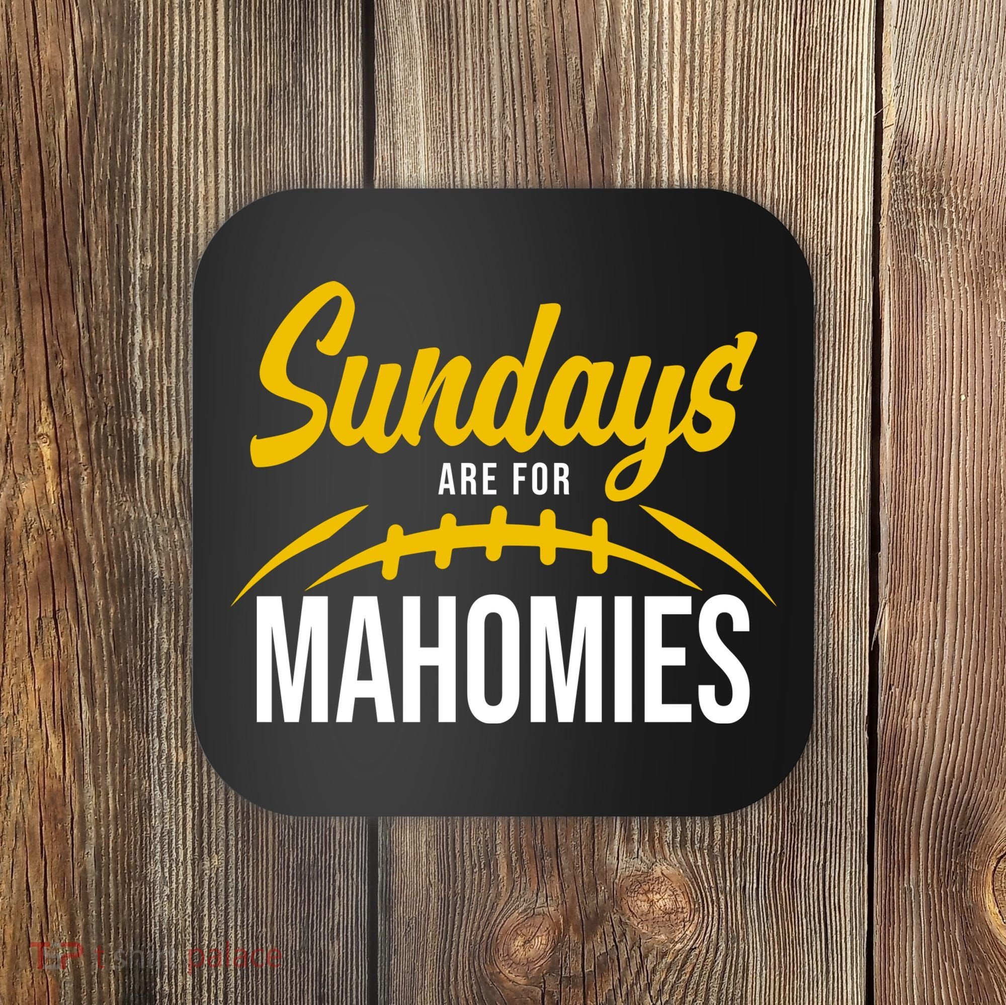 Sundays Are For Mahomies Football Lover Coaster