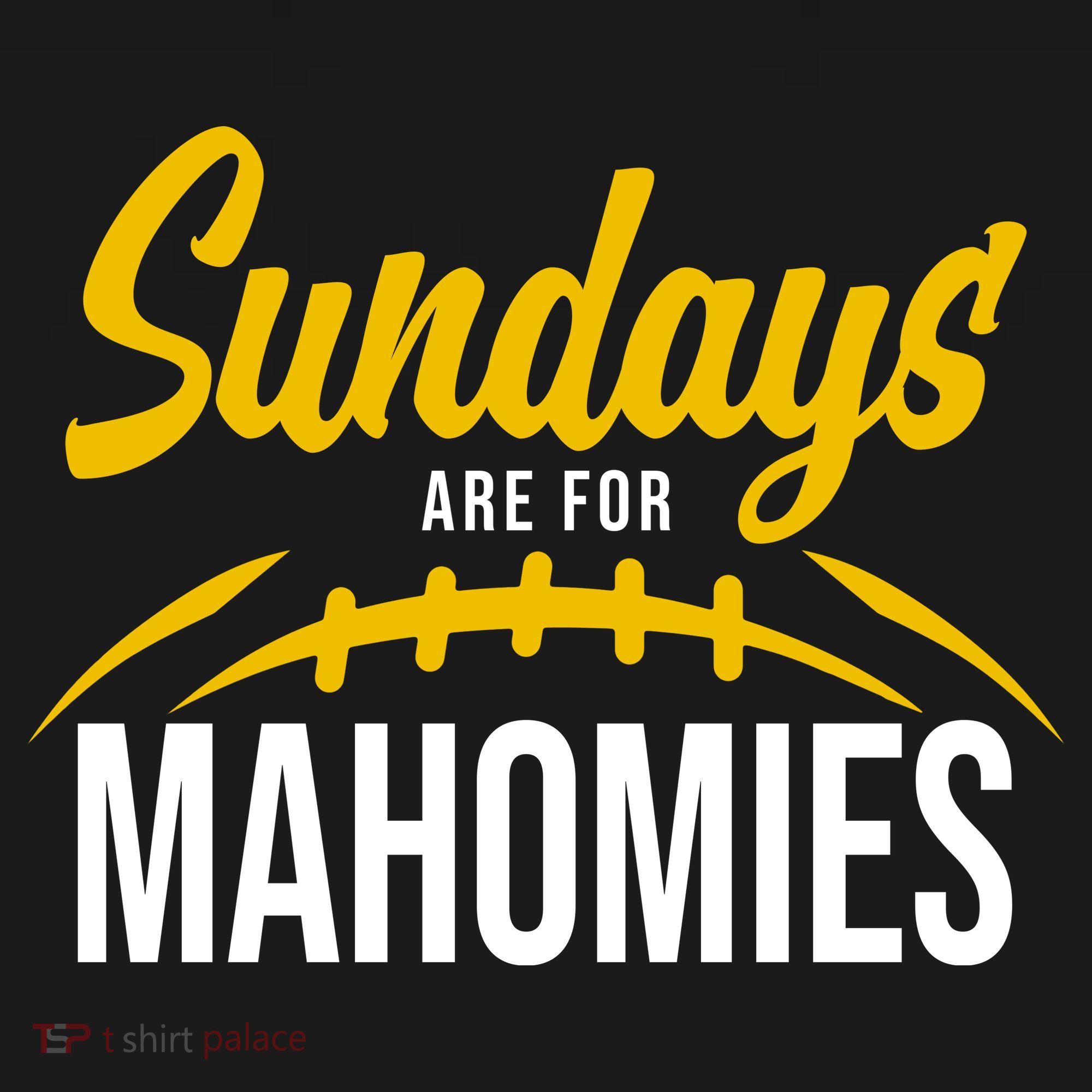 Sundays Are For Mahomies Football Lover Women's Tank Top