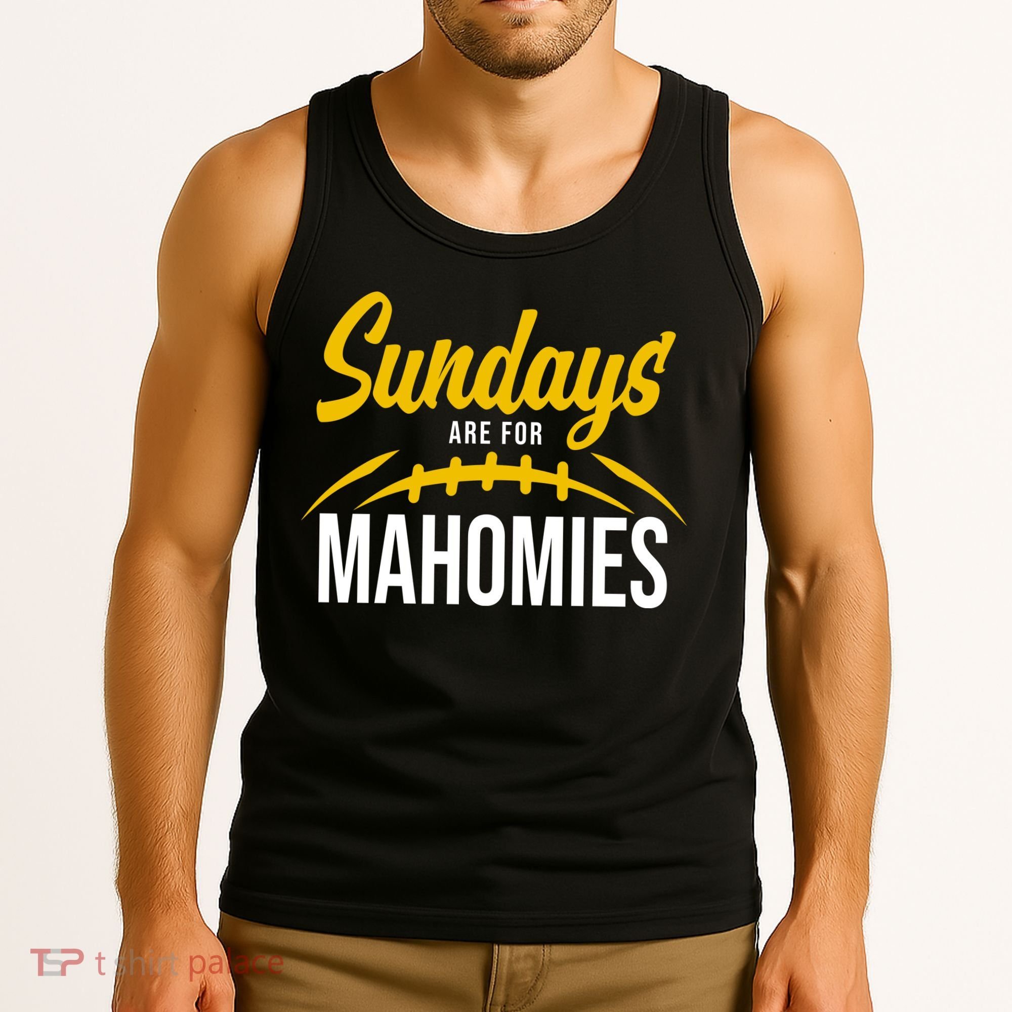 Sundays Are For Mahomies Football Lover Tank Top