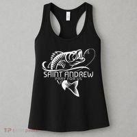 St Andrew Fishing Patron Saint Of Fisherman Catholic Saint Women's Tank Top thumb 3