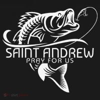 St Andrew Fishing Patron Saint Of Fisherman Catholic Saint Visor thumb 3