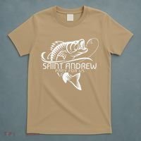 St Andrew Fishing Patron Saint Of Fisherman Catholic Saint T-Shirt thumb 5