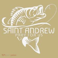 St Andrew Fishing Patron Saint Of Fisherman Catholic Saint T-Shirt thumb 7