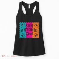 San Antonio Fiesta City Cinco De Mayo Funny Mexican Party Women's Tank Top thumb 0