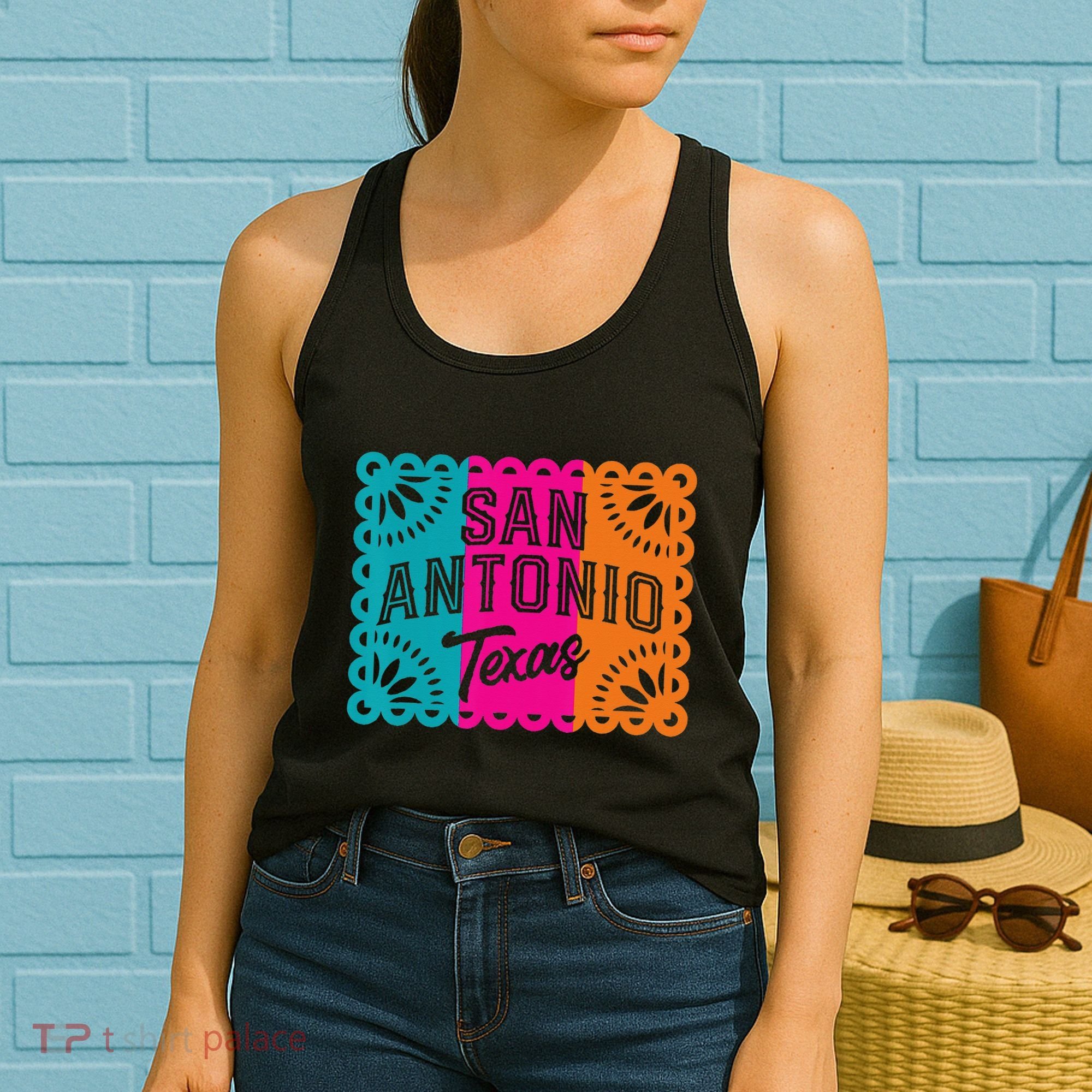 San Antonio Fiesta City Cinco De Mayo Funny Mexican Party Women's Tank Top