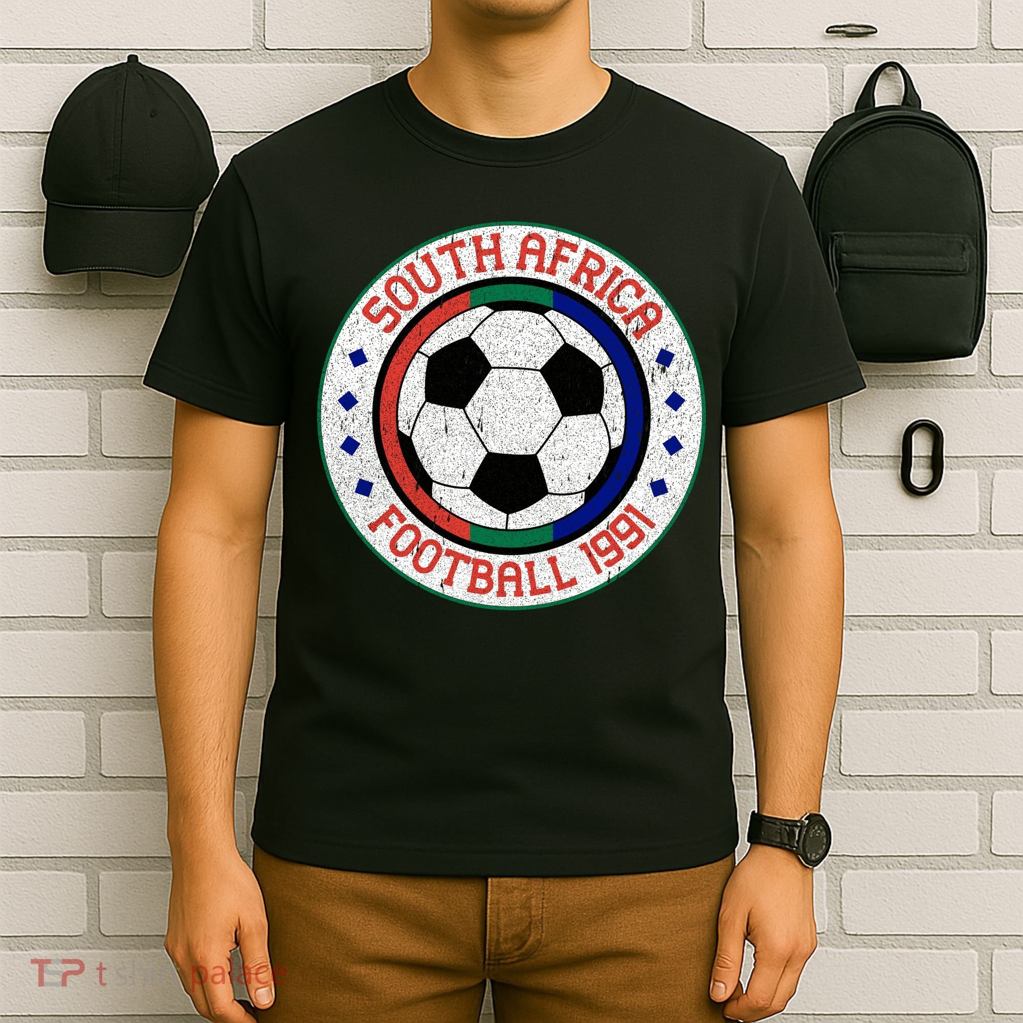 South Africa Football 1991 Soccer Emblem T-Shirt