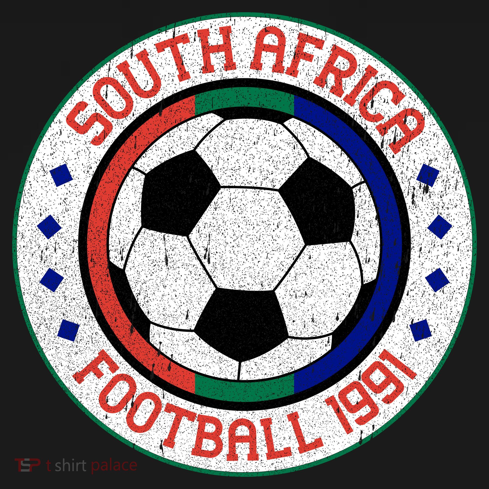 South Africa Football 1991 Soccer Emblem T-Shirt