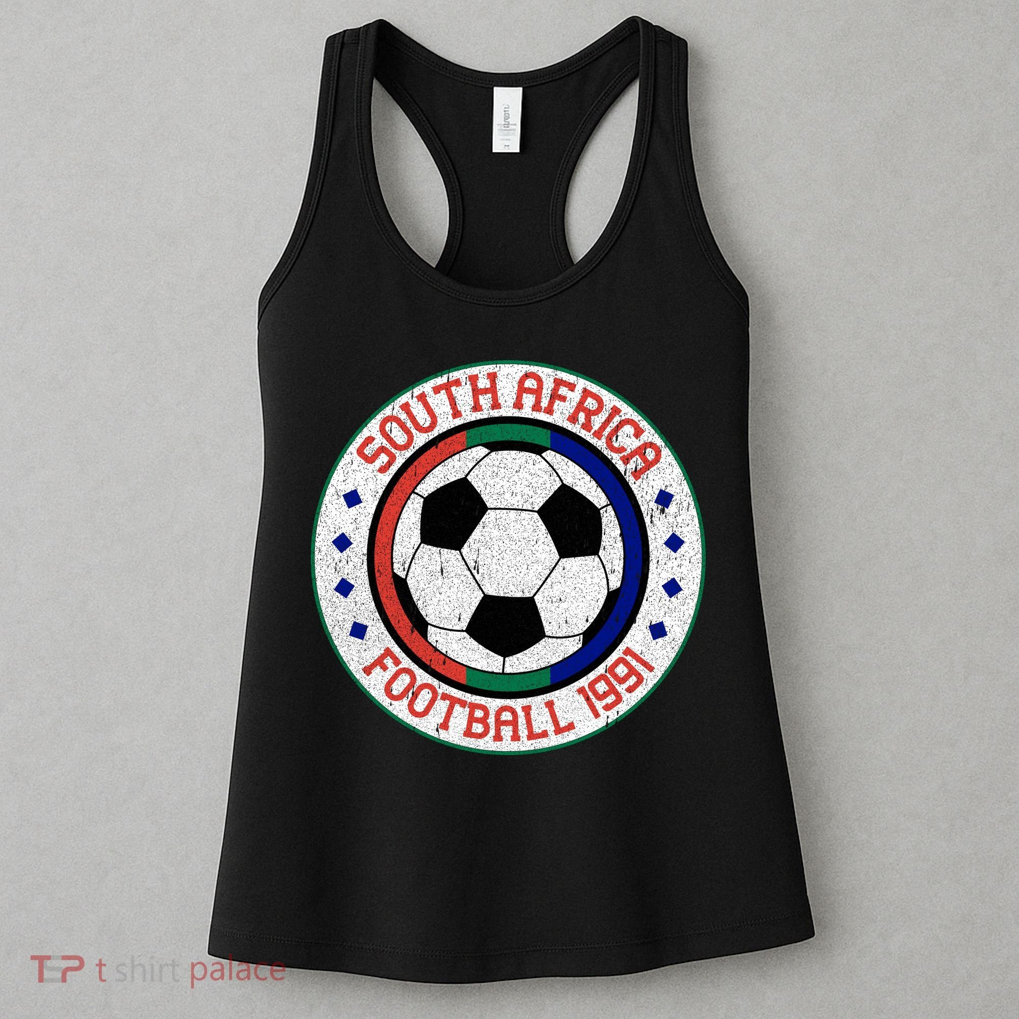 South Africa Football 1991 Soccer Emblem Women's Tank Top