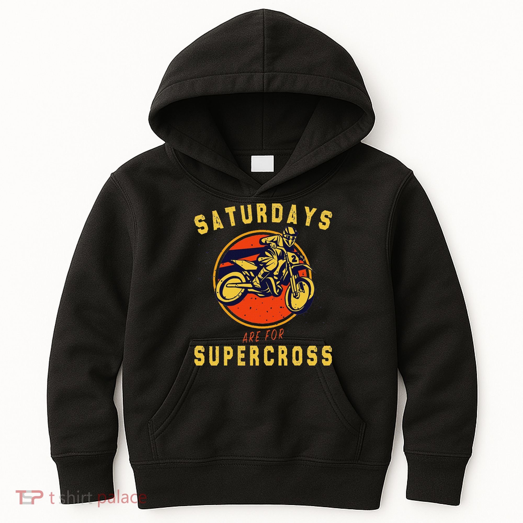 Saturdays Are For Supercross Dirt Bike Mx Racing Biker Kids Hoodie