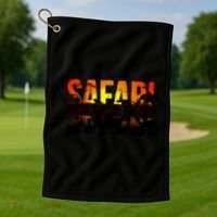 Safari Animal Kingdom Golf Towel thumb 1