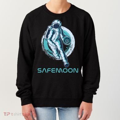 Safemoon Blockchain Cryptocurrency Astronaut Basketball Women's Sweatshirt