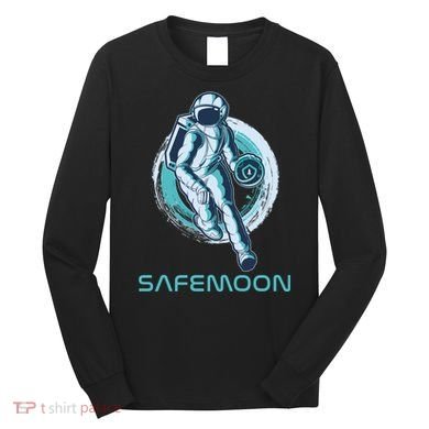 Safemoon Blockchain Cryptocurrency Astronaut Basketball Long Sleeve Shirt