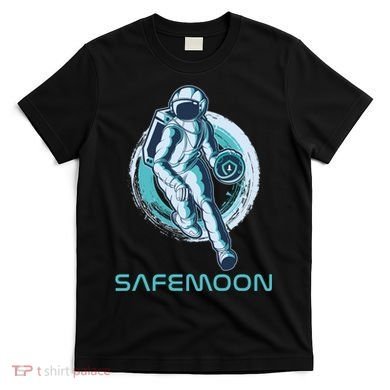 Safemoon Blockchain Cryptocurrency Astronaut Basketball T-Shirt