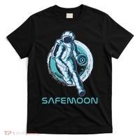 Safemoon Blockchain Cryptocurrency Astronaut Basketball T-Shirt thumb 0