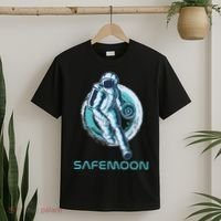 Safemoon Blockchain Cryptocurrency Astronaut Basketball T-Shirt thumb 2