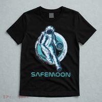 Safemoon Blockchain Cryptocurrency Astronaut Basketball T-Shirt thumb 5