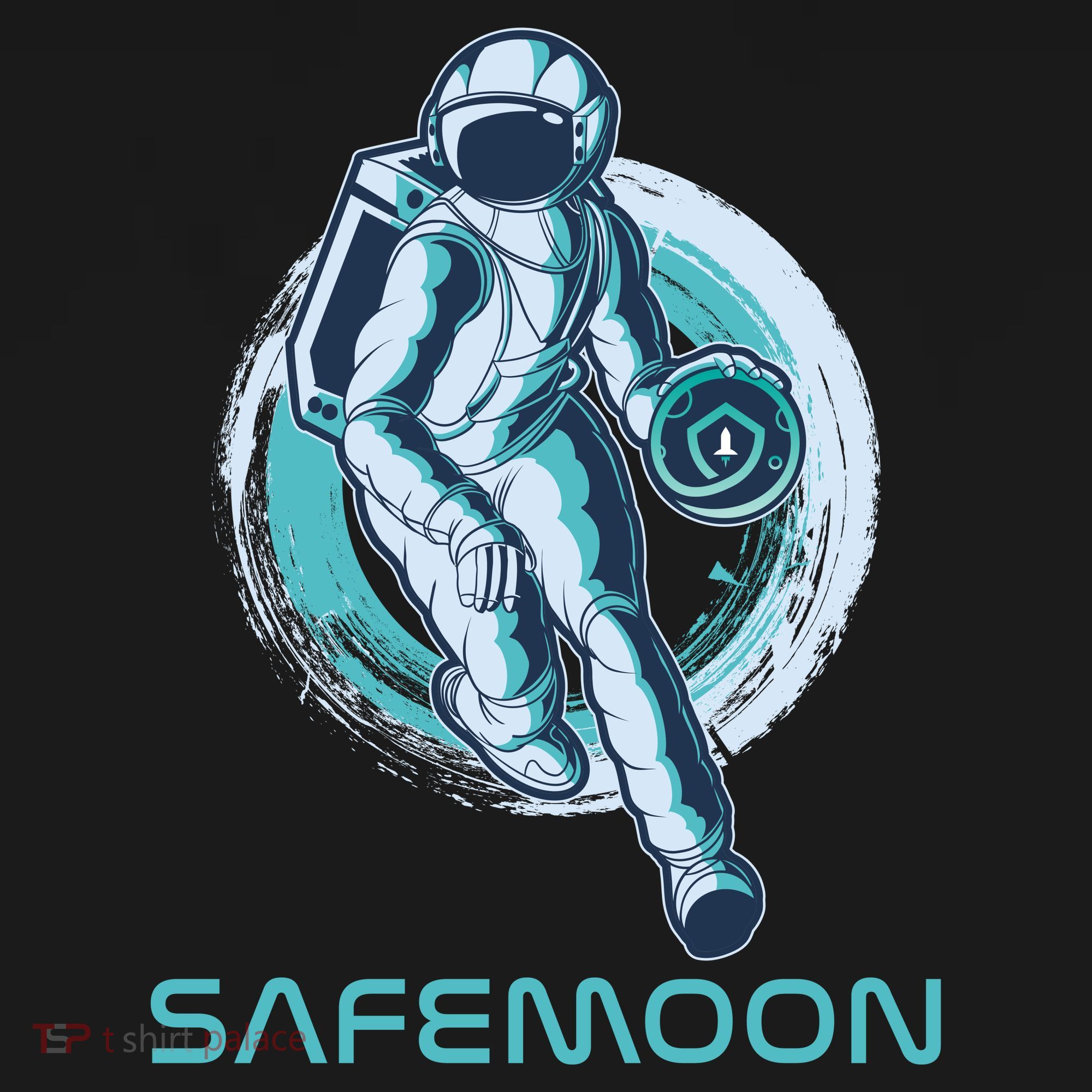 Safemoon Blockchain Cryptocurrency Astronaut Basketball Bucket Hat