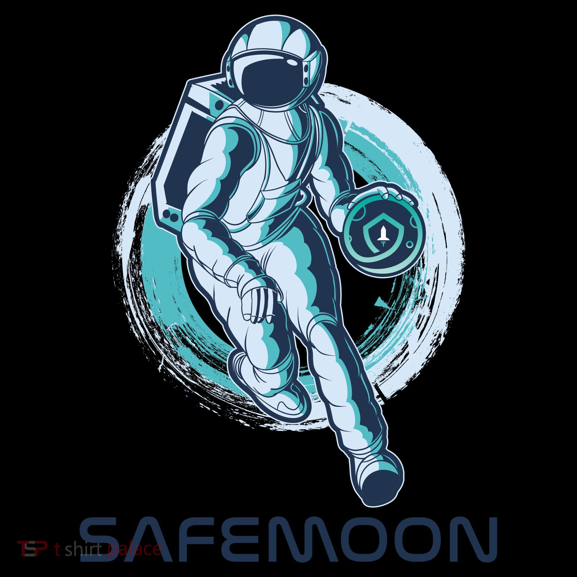 Safemoon Blockchain Cryptocurrency Astronaut Basketball Coffee Mug