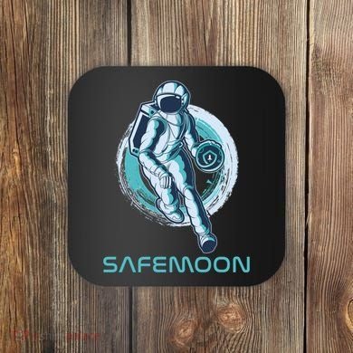 Safemoon Blockchain Cryptocurrency Astronaut Basketball Coaster