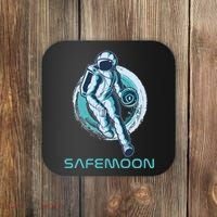 Safemoon Blockchain Cryptocurrency Astronaut Basketball Coaster thumb 0
